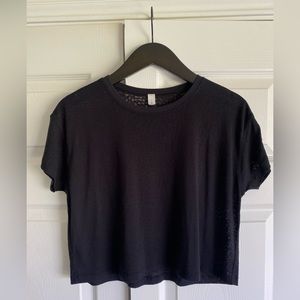 Lululemon sheer geometric top, size 4